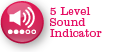 Five Level Sound Indicator