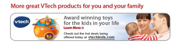 VTech Kids - Award winning toys for the kids in your life - Learn More - Check out the hot deals being offered today at vtechkids.com