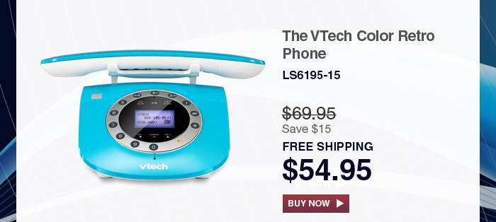 The VTech Color Retro Phone - LS6195-15 - WAS $69.95, NOW $54.95 (SAVE $15) - FREE SHIPPING