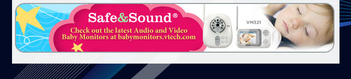 VTech - Safe & Sound - Check out the latest Audio and Video Baby Monitors at babymonitors.vtech.com - VM321