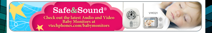 VTech - Safe & Sound - Check out the latest Audio and Video Baby Monitors at vtechphones.com/babymonitors - VM321