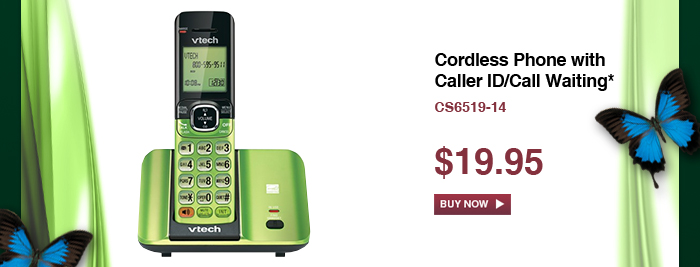 Cordless Phone with Caller ID/Call Waiting* - CS6519-14 - $19.95