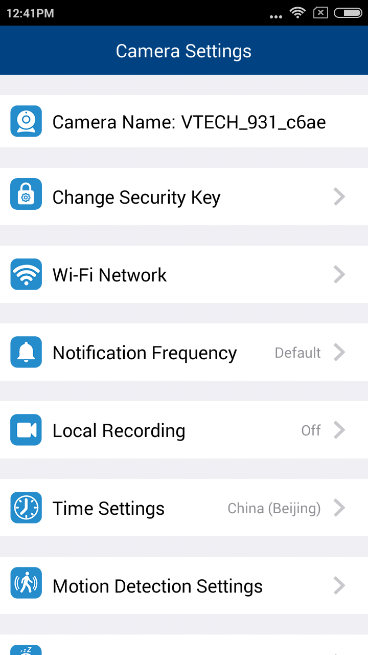 vtech security camera app